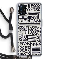 Marrakech print: OnePlus Nord N10 5G Transparant Hoesje met koord
