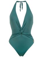 Brigitte Aline halter neck swimsuit - Vert - thumbnail