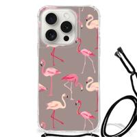 iPhone 15 Pro Case Anti-shock Flamingo
