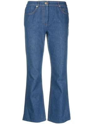 John Galliano Pre-Owned jean court à poche en crochet (années 1990) - Bleu