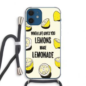 Lemonade: iPhone 12 mini Transparant Hoesje met koord
