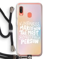 The prettiest: Samsung Galaxy A20e Transparant Hoesje met koord