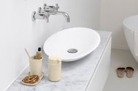 Brabantia ReNew badkameraccessoires, set van 3 - zeepdispenser, tandenborstelhouder en schaal - Soft Beige - thumbnail