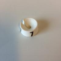 MB wit/zwart 7 voor op kledinghanger