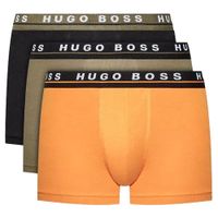 Hugo Boss Boxershorts 3-pack oranje-groen-zwart