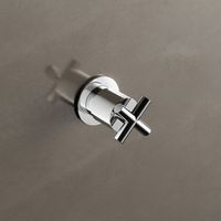 Hotbath Chap inbouw stopkraan geborsteld nikkel - thumbnail