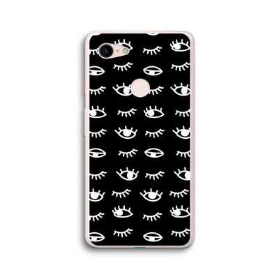 Eye pattern #3: Google Pixel 3 XL Transparant Hoesje