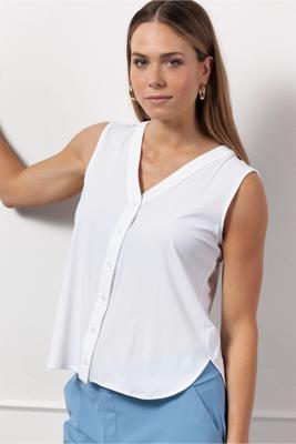 Studio Anneloes Elise Sls Blouse 12914 Blouse 1000 White