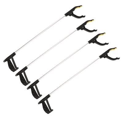 Afvalgrijper / Grijphulp - 4x - met magneet - aluminium - 75 cm - opruimen van zwerfvuil
