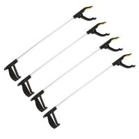 Afvalgrijper / Grijphulp - 4x - met magneet - aluminium - 75 cm - opruimen van zwerfvuil