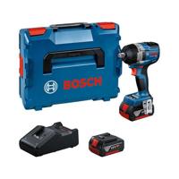 BOSCH PROFESSIONAL Accu-slagmoersleutel - GDS 18V-750 C - 18V - 750 Nm - 2 x 5,0 Ah GBA-accu's + lader + draagtas met inzetstuk