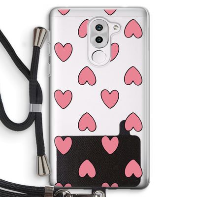 Ondersteboven verliefd: Honor 6X Transparant Hoesje met koord