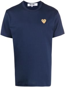 Comme Des Garçons Play t-shirt à patch cœur signature - Bleu