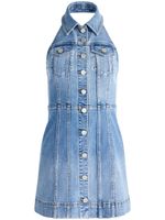 alice + olivia robe Kendall en jean - Bleu