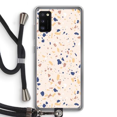 Terrazzo N°23: Samsung Galaxy A41 Transparant Hoesje met koord