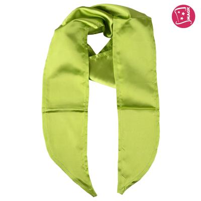 Sjaal / shawl satijn fluor groen