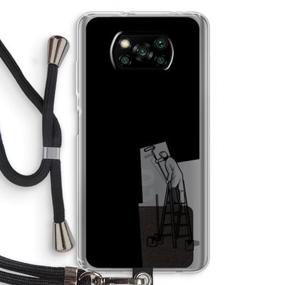 Musketon Painter: Xiaomi Poco X3 NFC Transparant Hoesje met koord