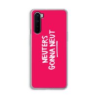 Neuters (roze): OnePlus Nord Transparant Hoesje