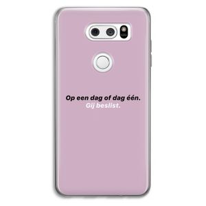gij beslist: LG V30 Transparant Hoesje