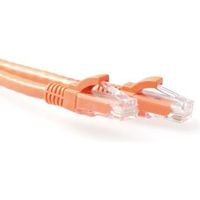 ACT Oranje 7 meter U/UTP CAT6A patchkabel snagless met RJ45 connectoren