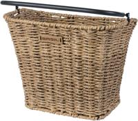 Fietsmand Basil Bremen Rattan Look KF 27 x 35 x 29 cm - seagrass