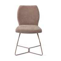 Jesper Home Ikata eetkamerstoel Mocha Mist beehive rose