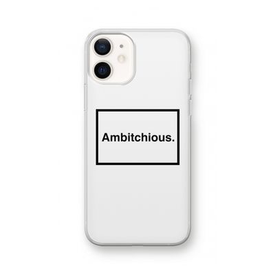 Ambitchious: iPhone 12 Transparant Hoesje