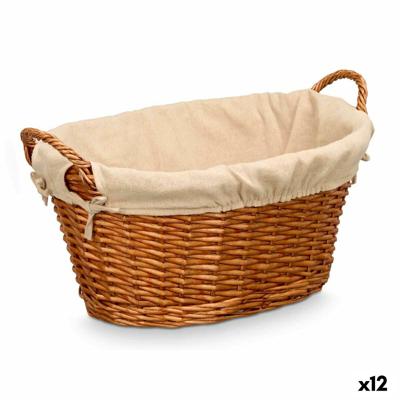 Veelzijdige mand Kipit Natuurlijk Polyester Katoen vlechtwerk (12 Stuks)