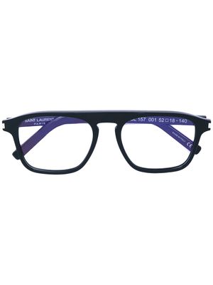 Saint Laurent Eyewear lunettes de vue à monture carrée - Noir