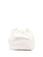 Jil Sander sac porté épaule à effet peau de crocodile - Blanc Jil Sander sac porté épaule à effet peau de crocodile - Blanc
