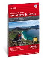 Wandelkaart Hoyfjellskart Lofoten: Vestvågøya - Leknes | Noorwegen | Calazo
