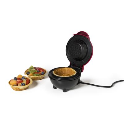 Wafelbakjesmaker - rood - 350 watt