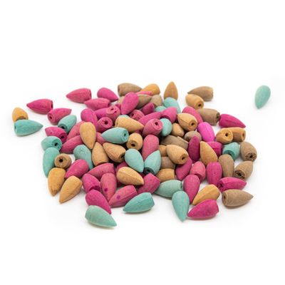 Backflow Wierook Cones Mix - 200 gram