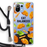 Eat Balanced: Xiaomi Mi 11 Lite Transparant Hoesje met koord