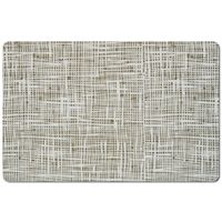 Zeller placemats abstract - 1x - grijs - 44 x 29 cm - kunststof   -