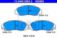 Ate Remblokset 13.0460-5982.2