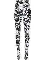 Comme Des Garçons collants à slogan imprimé - Blanc