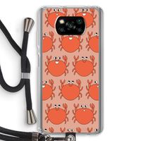 Krab: Xiaomi Poco X3 NFC Transparant Hoesje met koord