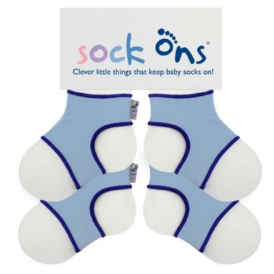 Sock Ons lichtblauw 2-pack