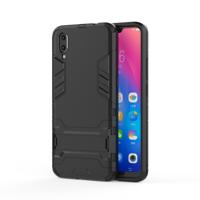 Schokbestendige PC + TPU Case voor Vivo X23 met Holder(Black)