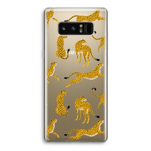 Luipaard: Samsung Galaxy Note 8 Transparant Hoesje