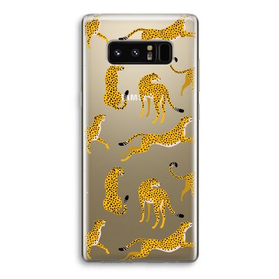Luipaard: Samsung Galaxy Note 8 Transparant Hoesje