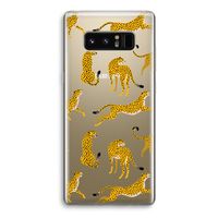 Luipaard: Samsung Galaxy Note 8 Transparant Hoesje