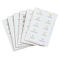 Badgekaart Durable 1456 bedrukbaar 60x90mm 160 stuks