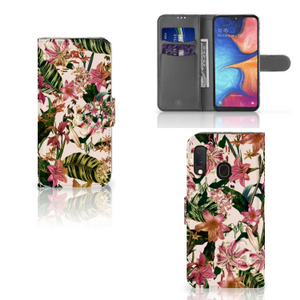 Samsung Galaxy A20e Hoesje Flowers