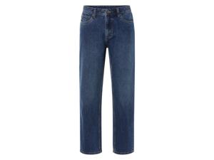 LIVERGY Heren jeans - Relaxed Fit (52 (36/32), Blauw)