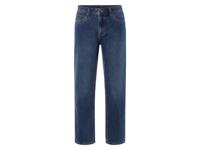 LIVERGY Heren jeans - Relaxed Fit (52 (36/32), Blauw)