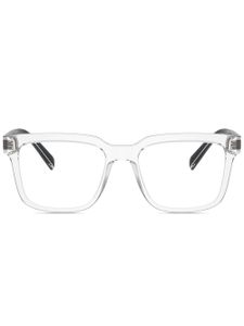 Dolce & Gabbana Eyewear lunettes de vue à logo imprimé - Blanc