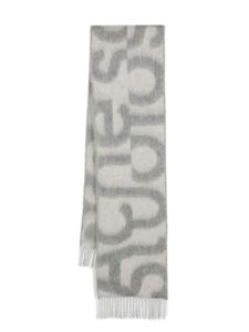 Acne Studios écharpe à effet brossé - Gris