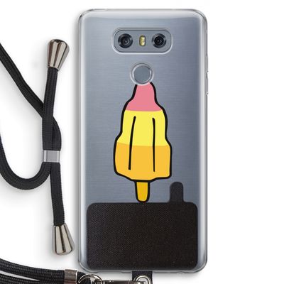 Raketijsje: LG G6 Transparant Hoesje met koord